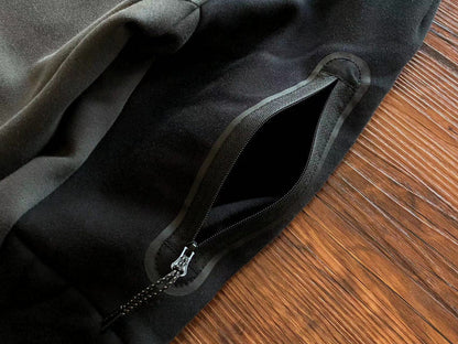 NIKE TECH FLEECE HOODIE x BLACK/DARK SMOKE GREY