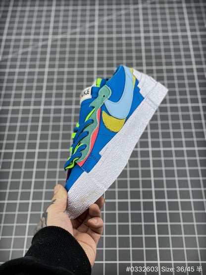 KAWS x Sacai x Nike Blazer"Neptune Blue"