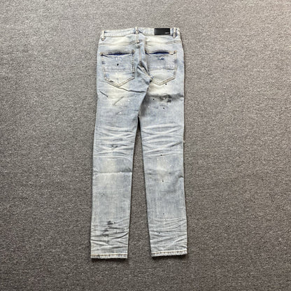 AMIRI MX1 PAINTER JEANS BLUE