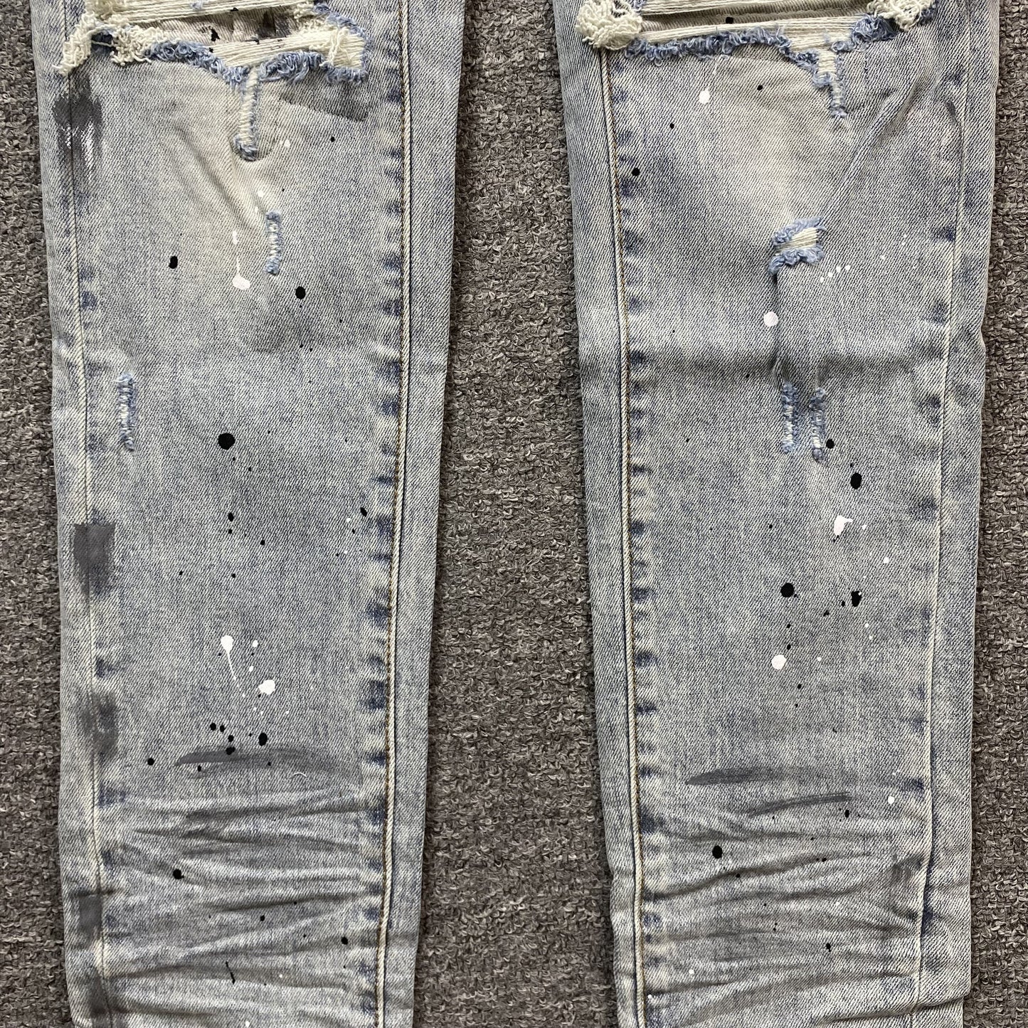 AMIRI MX1 PAINTER JEANS BLUE
