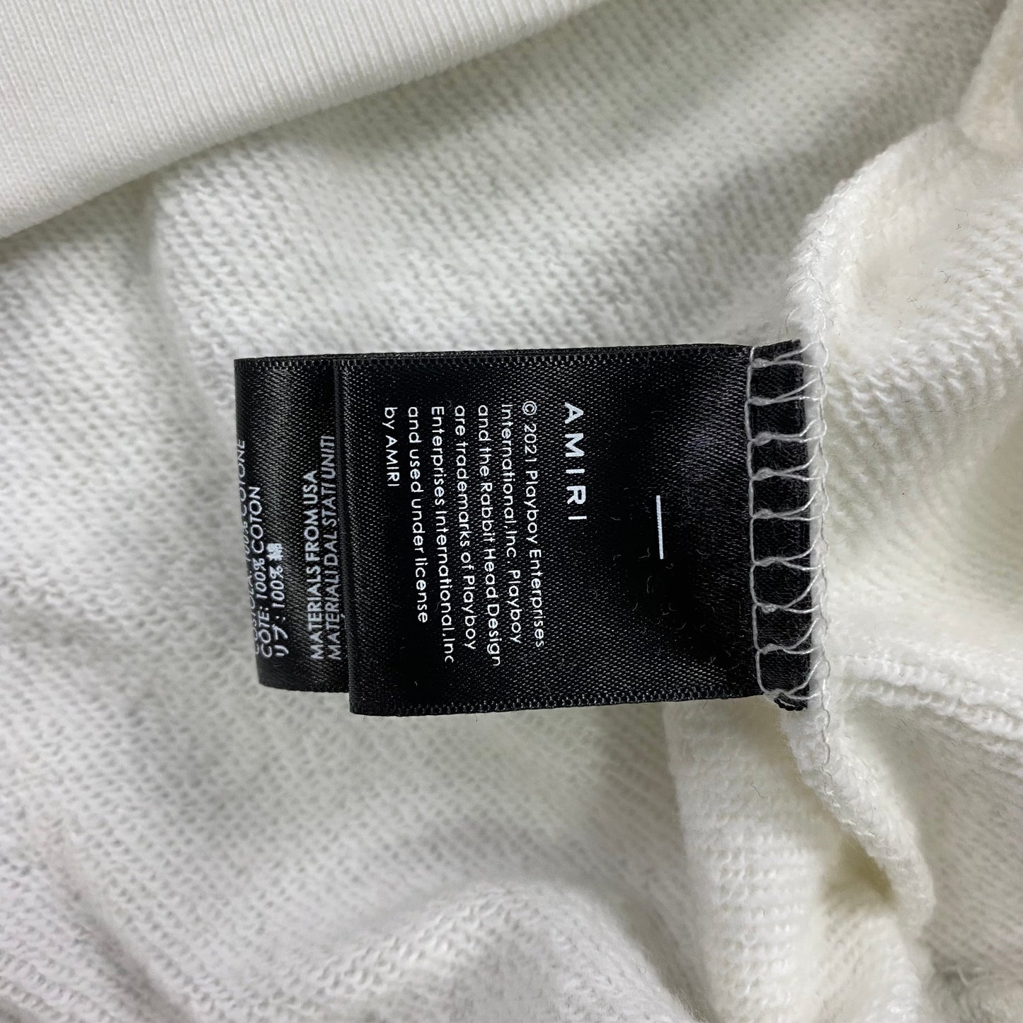 AMIRI PLAYBOY LOGO HOODIE WHITE GREEN