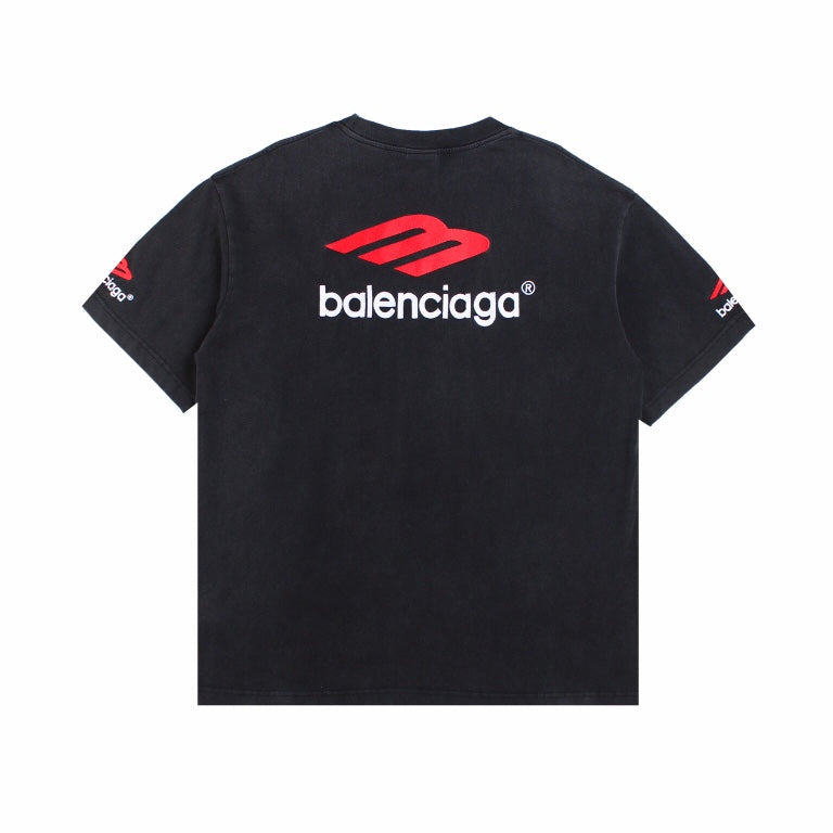 BALENCIAGA LOGO GRAPHIC T-SHIRT BLACK