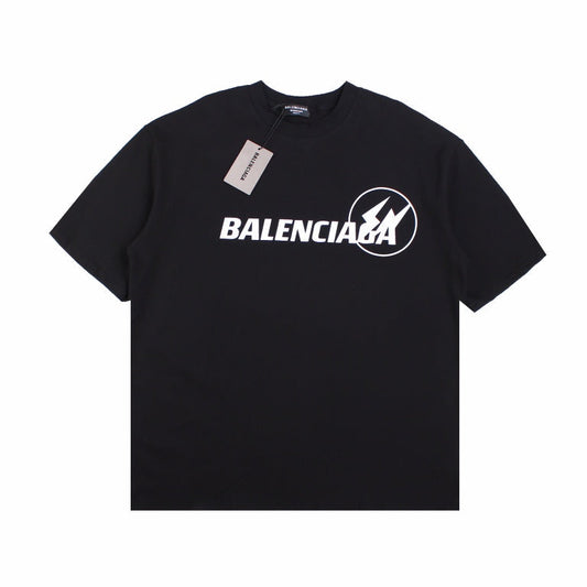 BALENCIAGA LOGO T-SHIRT BLACK