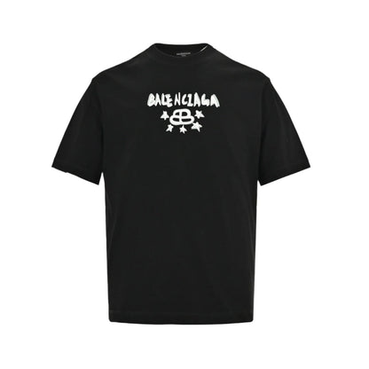 BALENCIAGA STAR GRAPHIC T-SHIRT BLACK