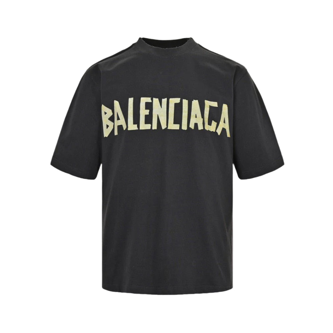 BALENCIAGA VINTAGE LOGO T-SHIRT BLACK