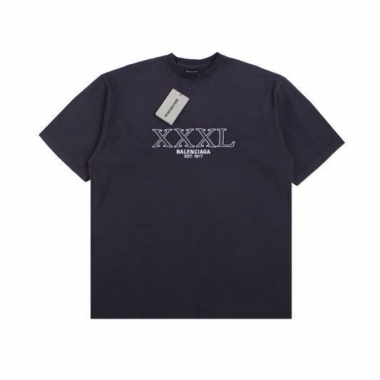 BALENCIAGA XXXL LOGO T-SHIRT BLACK