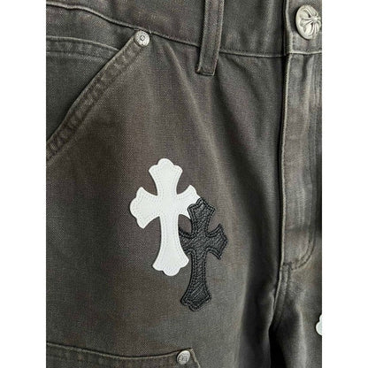 CHROME HEARTS JEANS BROWN