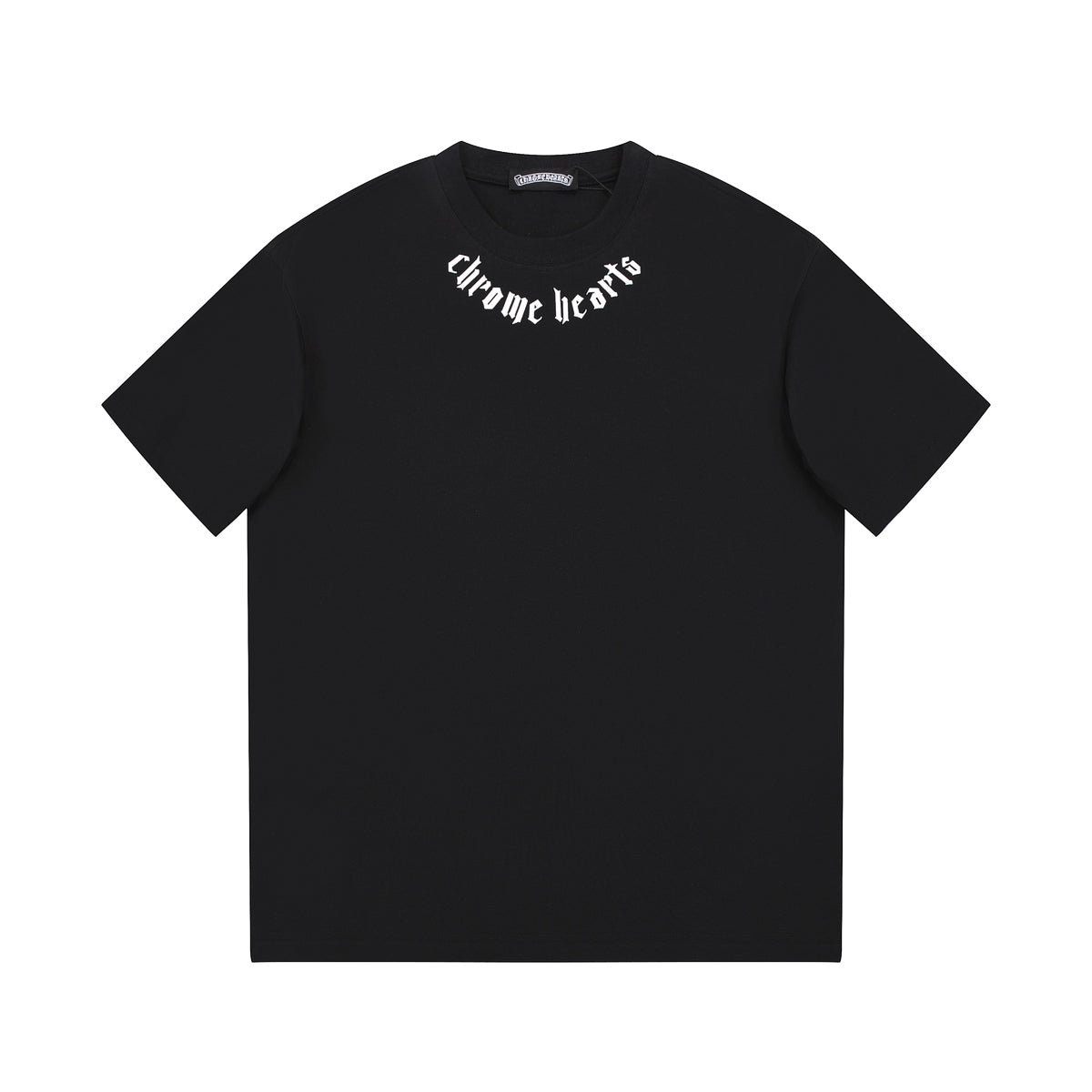 CHROME HEARTS LOGO COLLAR T-SHIRT BLACK
