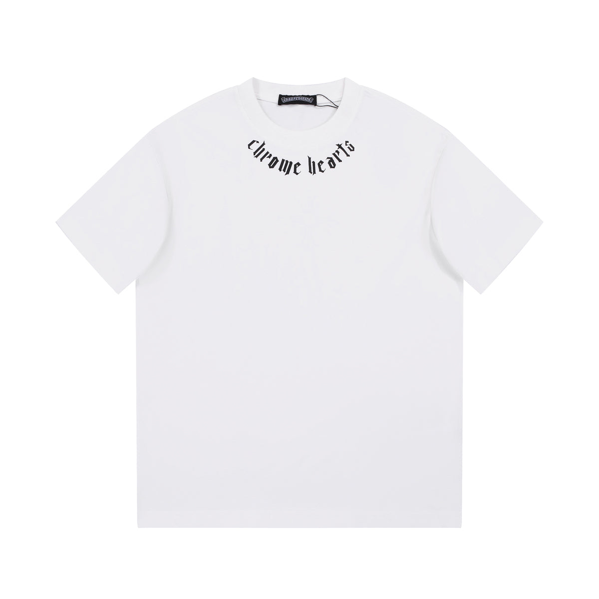 CHROME HEARTS LOGO COLLAR T-SHIRT WHITE