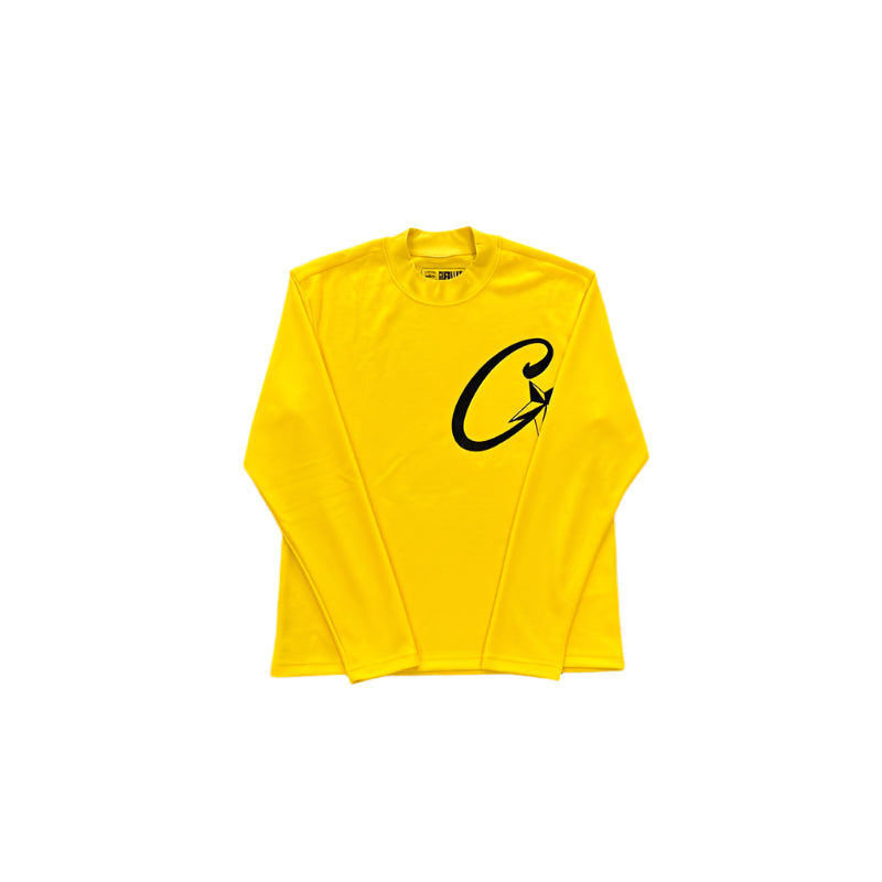 CORTEIZ ALCATRAZ WAFFLE LONGSLEEVE YELLOW