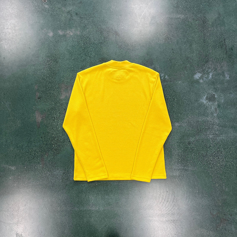 CORTEIZ ALCATRAZ WAFFLE LONGSLEEVE YELLOW