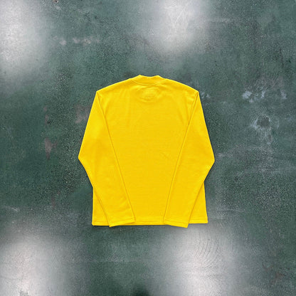 CORTEIZ ALCATRAZ WAFFLE LONGSLEEVE YELLOW