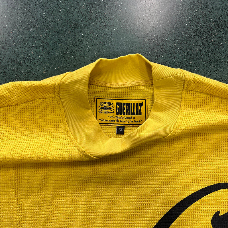 CORTEIZ ALCATRAZ WAFFLE LONGSLEEVE YELLOW