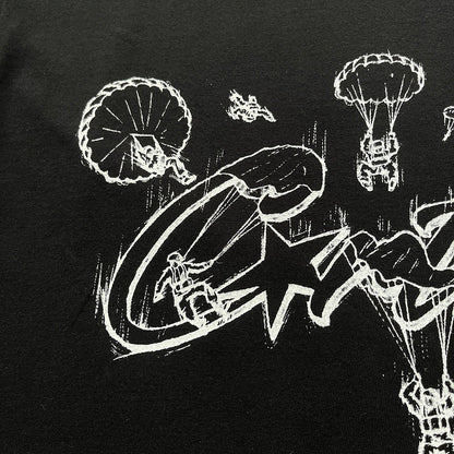 CORTEIZ ALLSTARZ SKYDIVER TEE BLACK