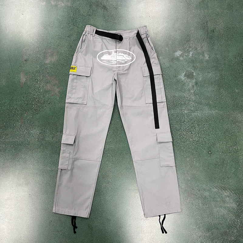 CORTEIZ CARGO PANTS STONE GREY