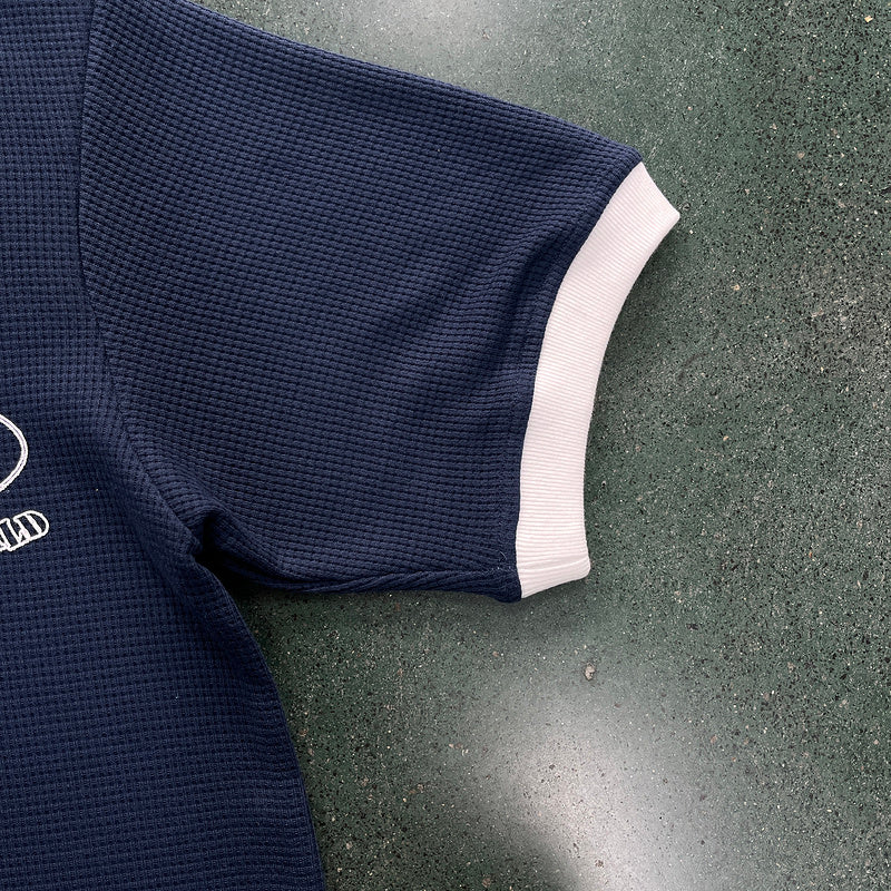 CORTEIZ INSIGNIA WAFFLE TEE NAVY