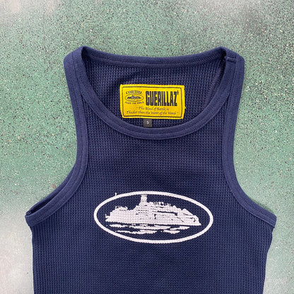 CORTEIZ RTW OG WOMEN'S ALCATRAZ TANK TOP NAVY