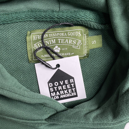 DENIM TEARS COTTON WREATH HOODIE GREEN