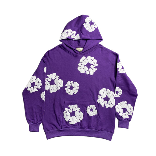 DENIM TEARS COTTON WREATH HOODIE PURPLE