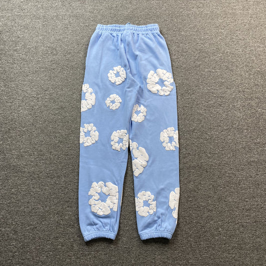 DENIM TEARS COTTON WREATH SWEATPANTS BABY BLUE