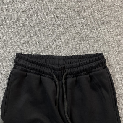 DENIM TEARS COTTON WREATH SWEATPANTS MONOCHROME BLACK