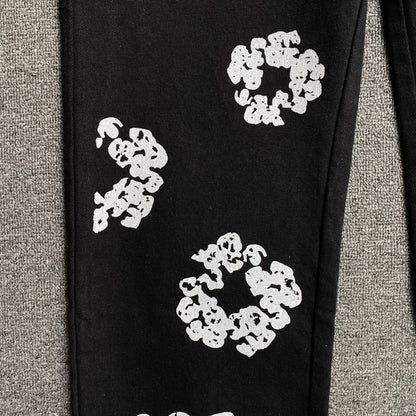 DENIM TEARS x LEVI'S COTTON WREATH JEANS BLACK