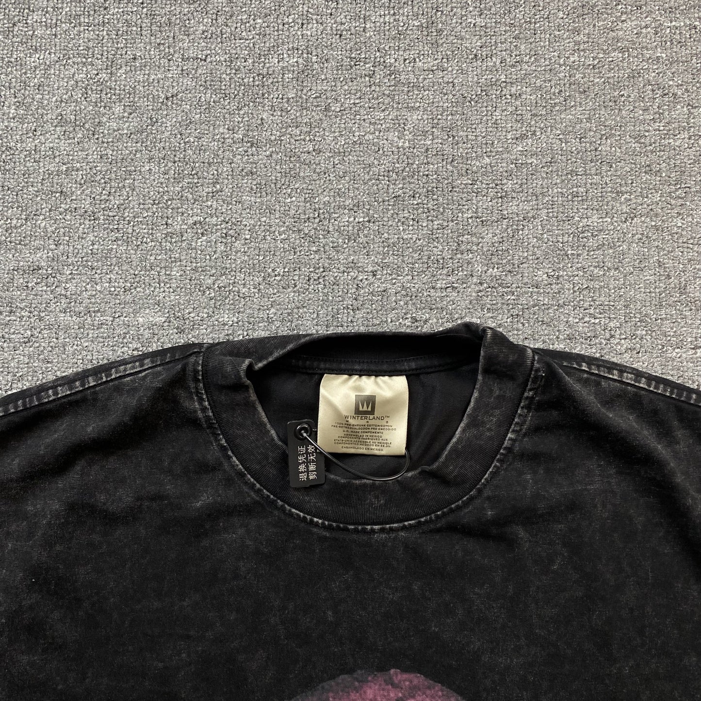 DENNIS RODMAN VINTAGE GRAPHIC TEE DARK GREY