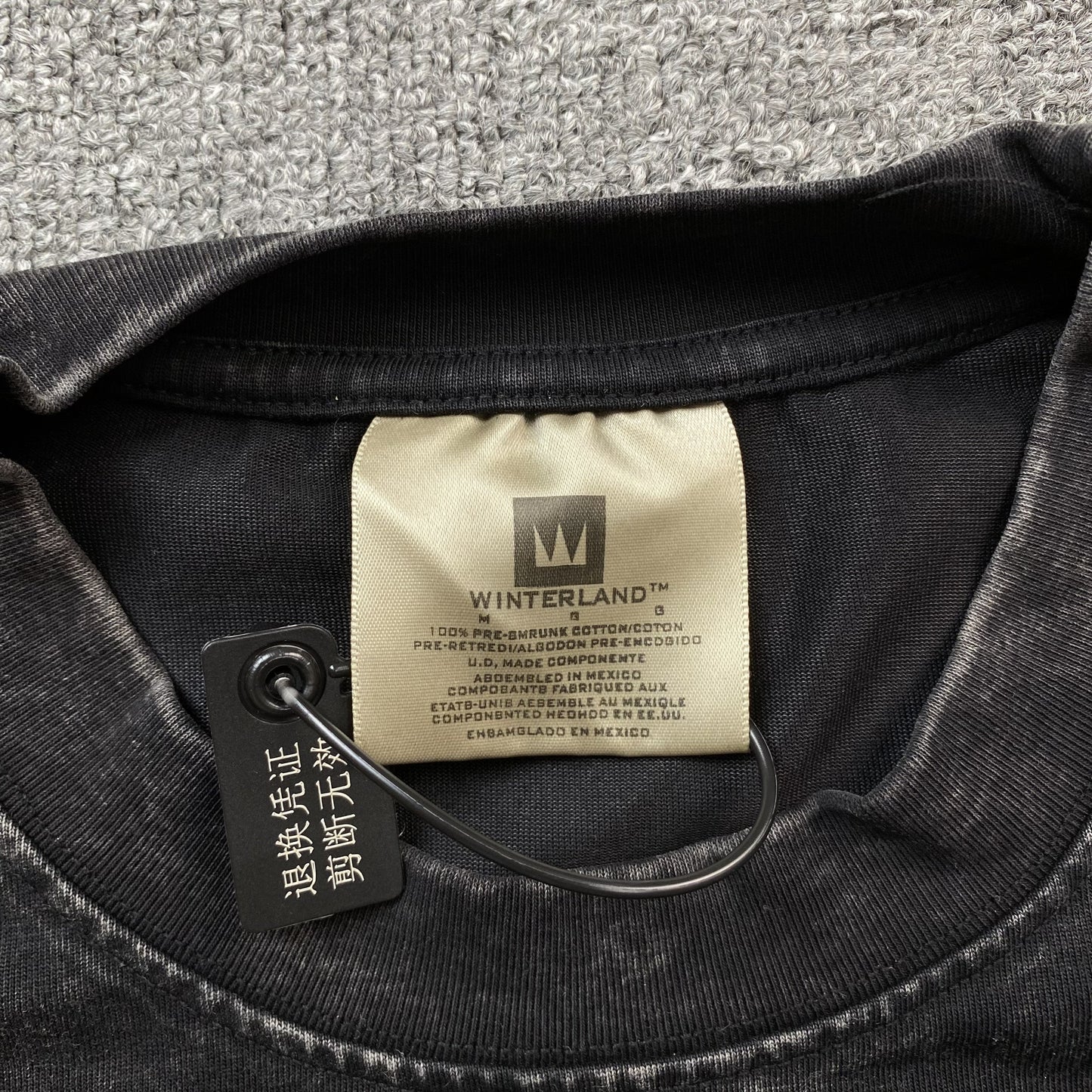 DENNIS RODMAN VINTAGE GRAPHIC TEE DARK GREY