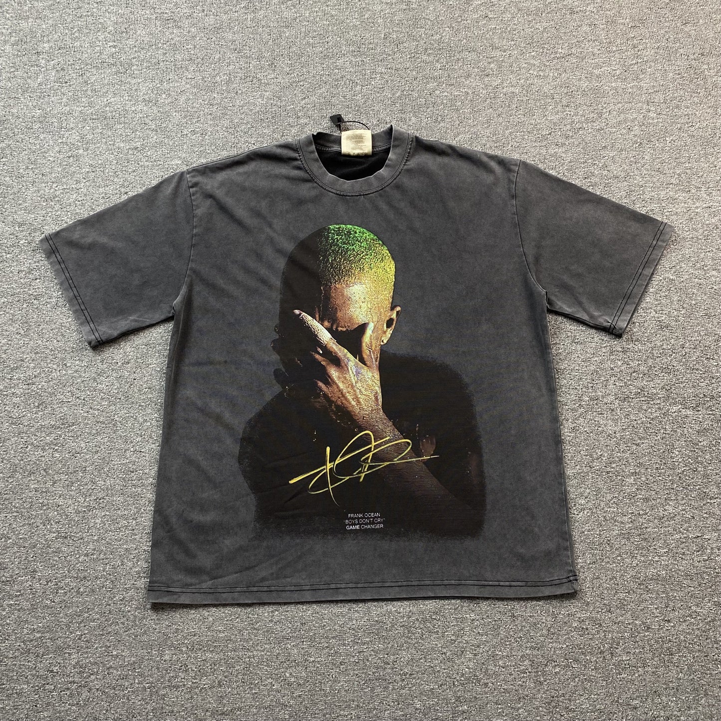 FRANK OCEAN VINTAGE GRAPHIC TEE DARK GREY