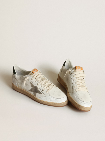 Golden Goose Ball Star – Olive Heel Tab & Suede Star