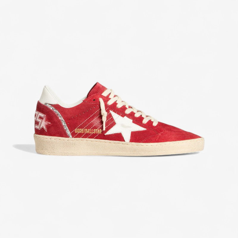 Golden Goose Ball Star – Varsity Red