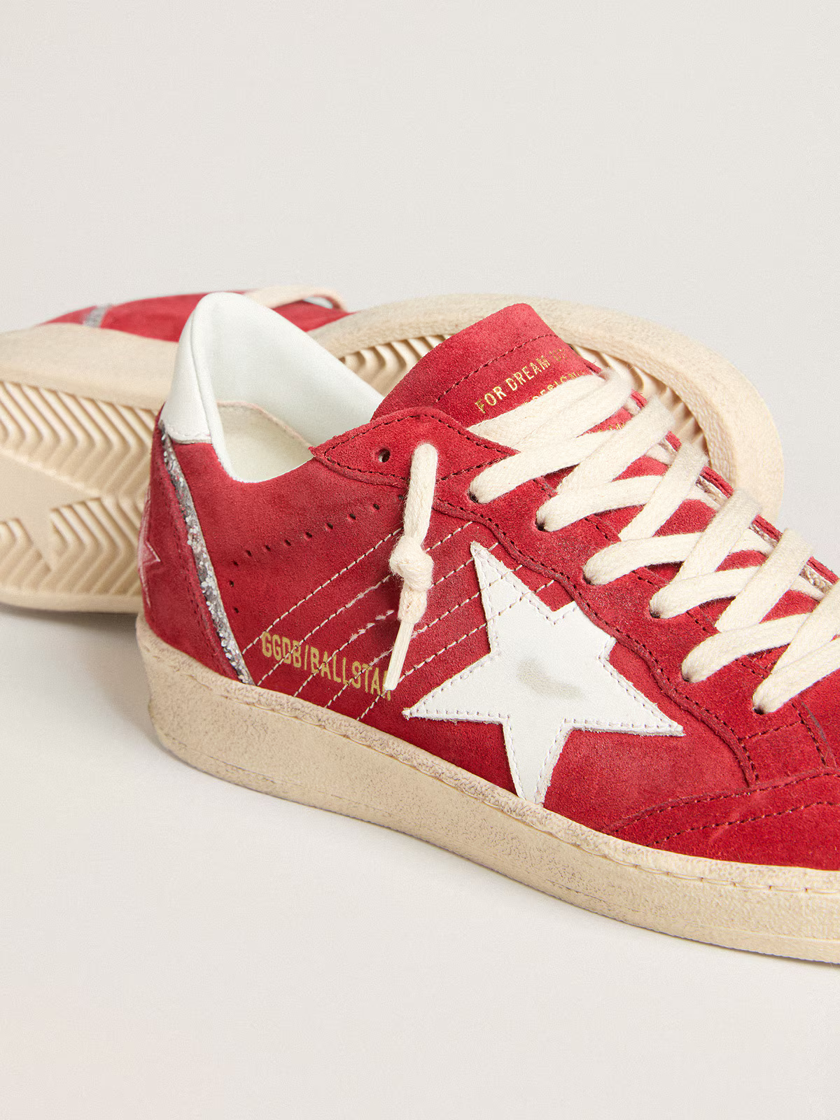 Golden Goose Ball Star – Varsity Red