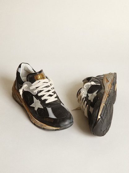 Golden Goose Dad-Star Sneaker Black/Silver