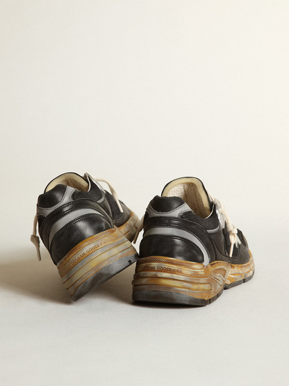 Golden Goose Dad-Star Sneaker Black/Silver