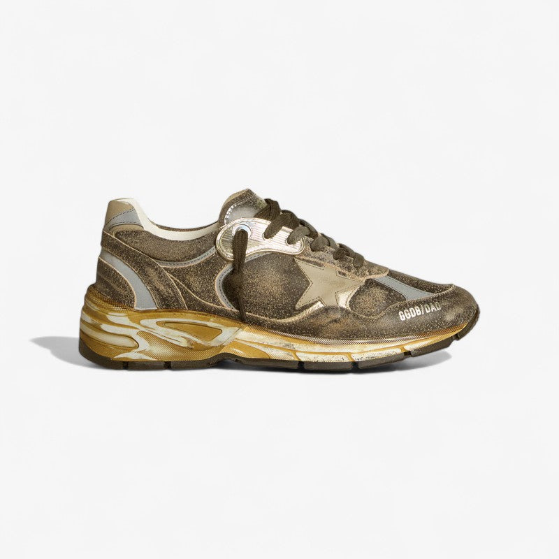 Golden Goose Dad-Star Sneaker - Gold Dust