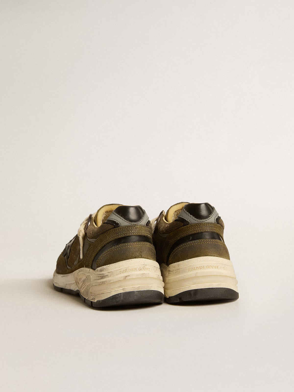 Golden Goose Dad-Star Sneaker Olive Black