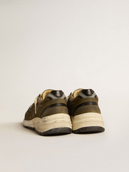 Golden Goose Dad-Star Sneaker Olive Black