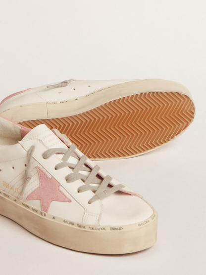Golden Goose Hi Star Sneaker – Pink Suede Star