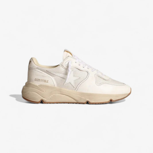 Golden Goose Running Sole White Mesh Sneaker