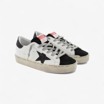Golden Goose Super-Star Black Glitter Sneaker