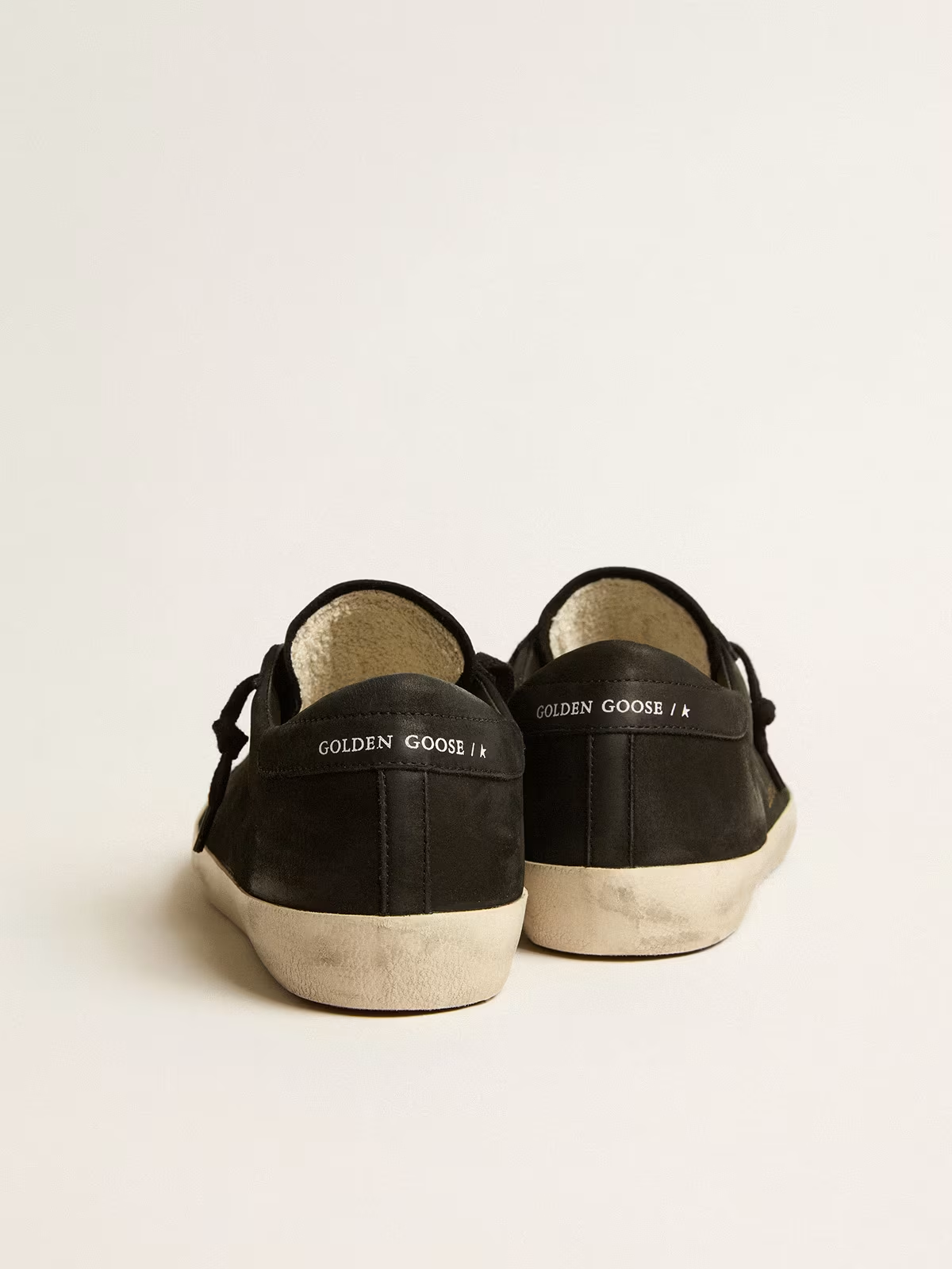 Golden Goose Super-Star Black Leather Sneaker