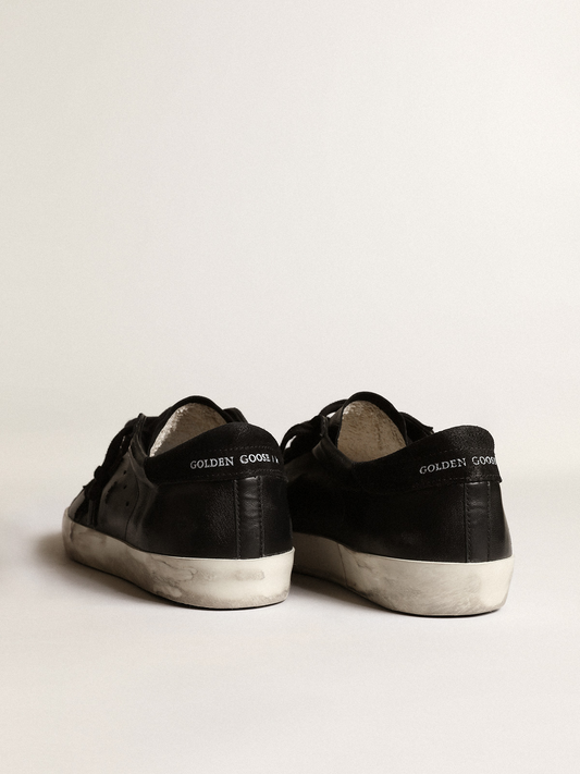 Golden Goose Super-Star Black Leather Sneaker