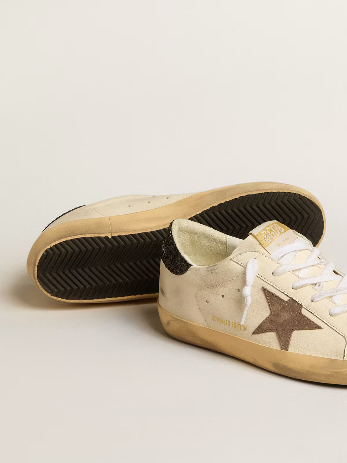 Golden Goose Super-Star LTD Rose Glitter Sneaker
