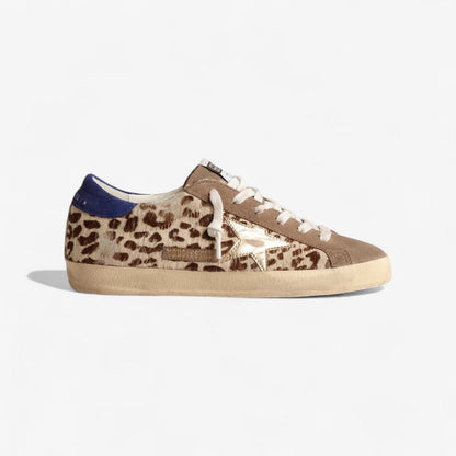 Golden Goose Super-Star Pony Hair Leopard Sneaker