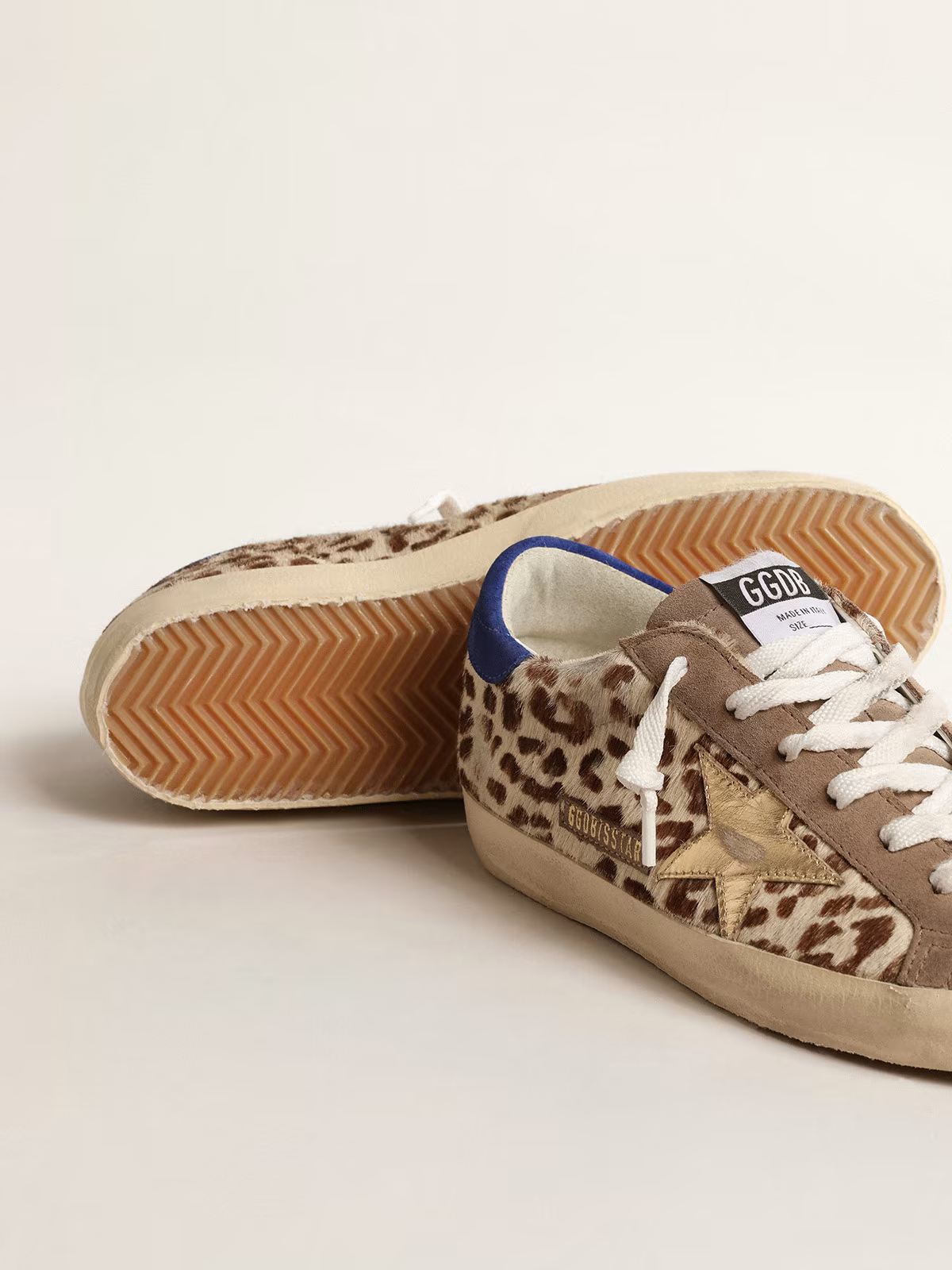 Golden Goose Super-Star Pony Hair Leopard Sneaker