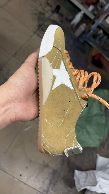 Golden Goose TrueStar Sneaker Tan Suede