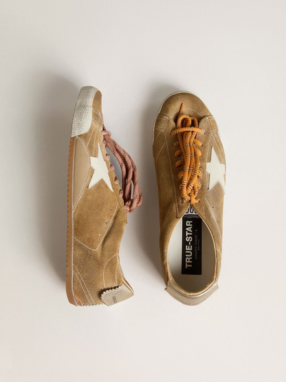 Golden Goose TrueStar Sneaker Tan Suede