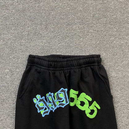 JUICE WRLD x SP5DER SWEATPANTS BLACK
