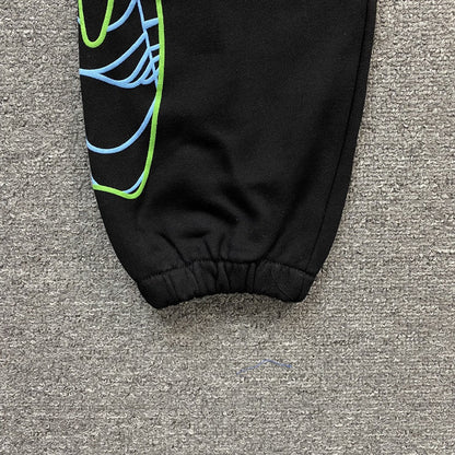 JUICE WRLD x SP5DER SWEATPANTS BLACK