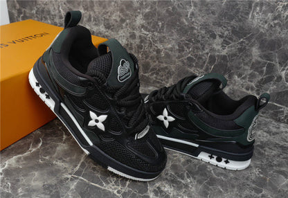 LOUIS VUITTON LV SKATE SNEAKER BLACK WHITE